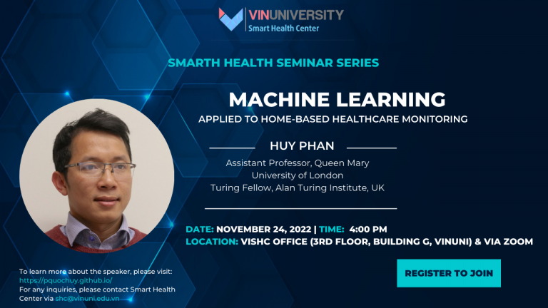 Smart Health Seminar 22-23: Machine learning applied to home-based ...