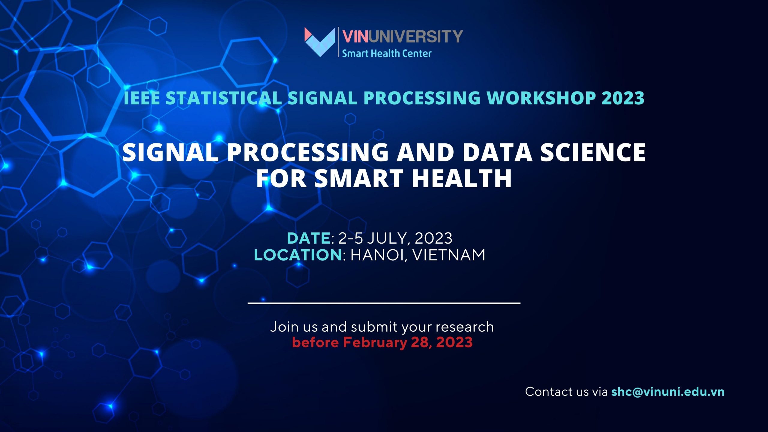 Signal Processing and Data Science for Smart Health Workshop @IEEE2023 -  Smarthealthcenter