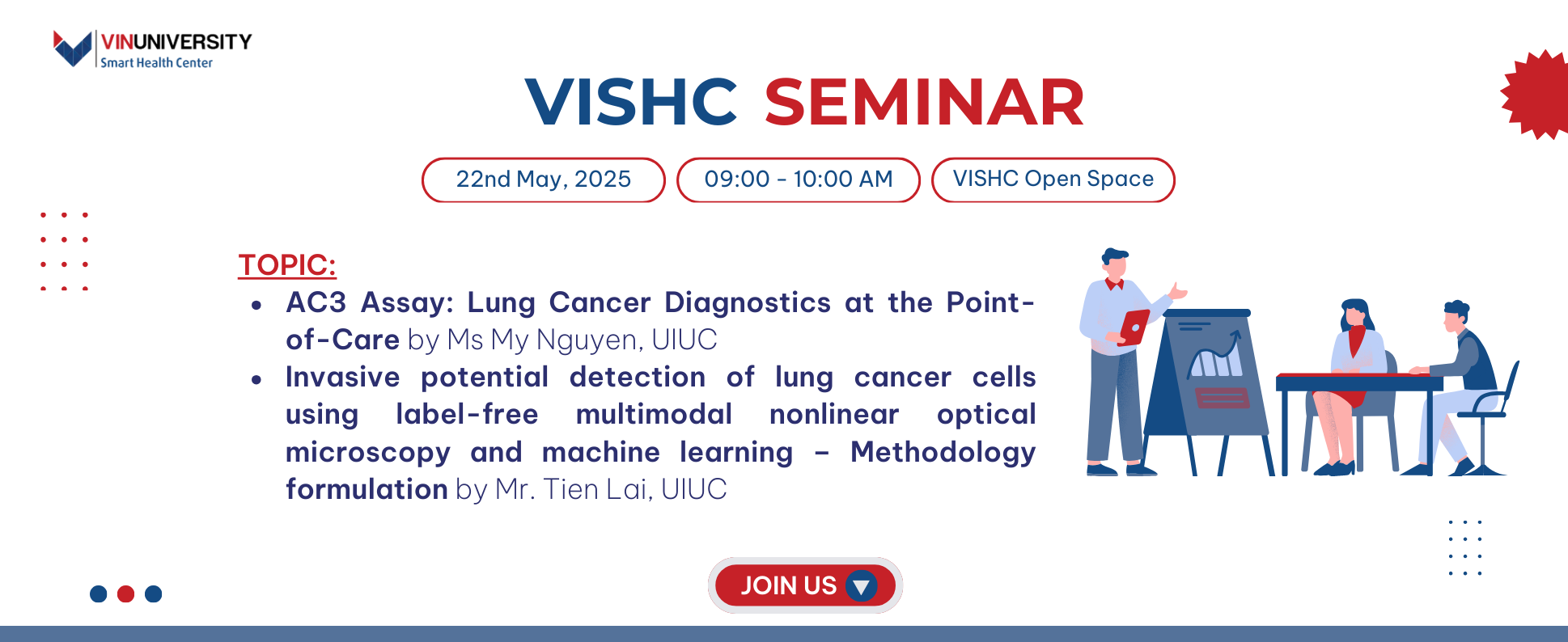 [VISHC SEMINAR] THIS WEEK AT VISHC: PHD STUDENT TALKS YOU CAN’T MISS!