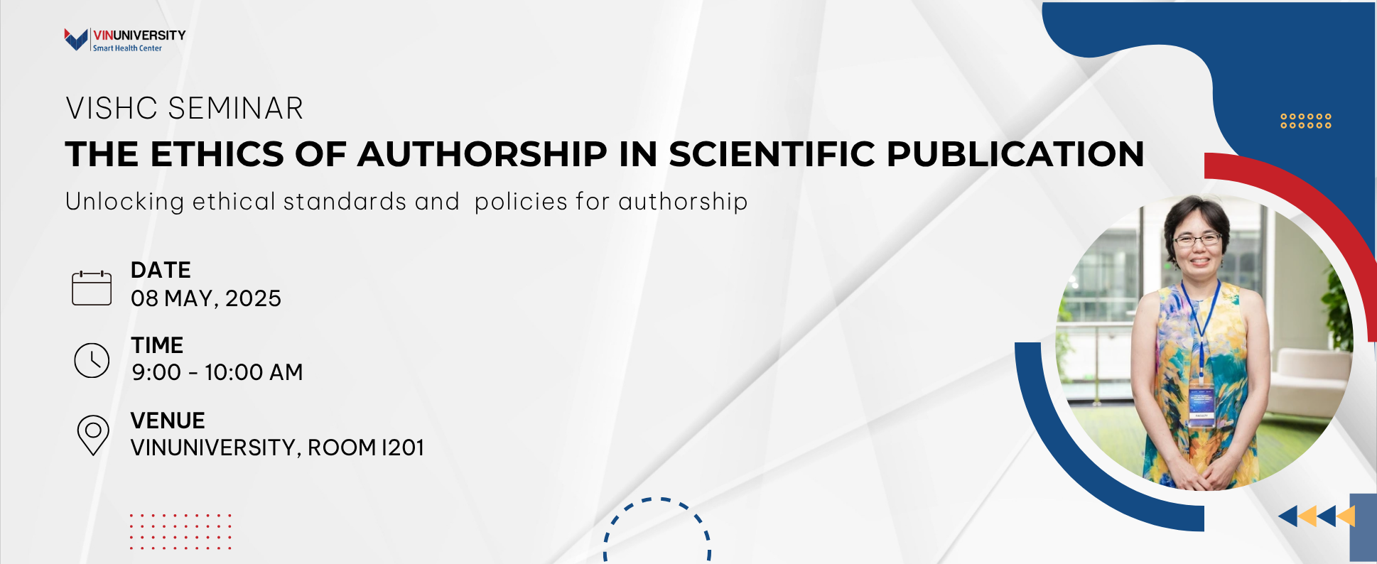 [VISHC SEMINAR] AUTHORSHIP IN SCIENCE: ETHICAL STANDARDS AND BEST PRACTICES