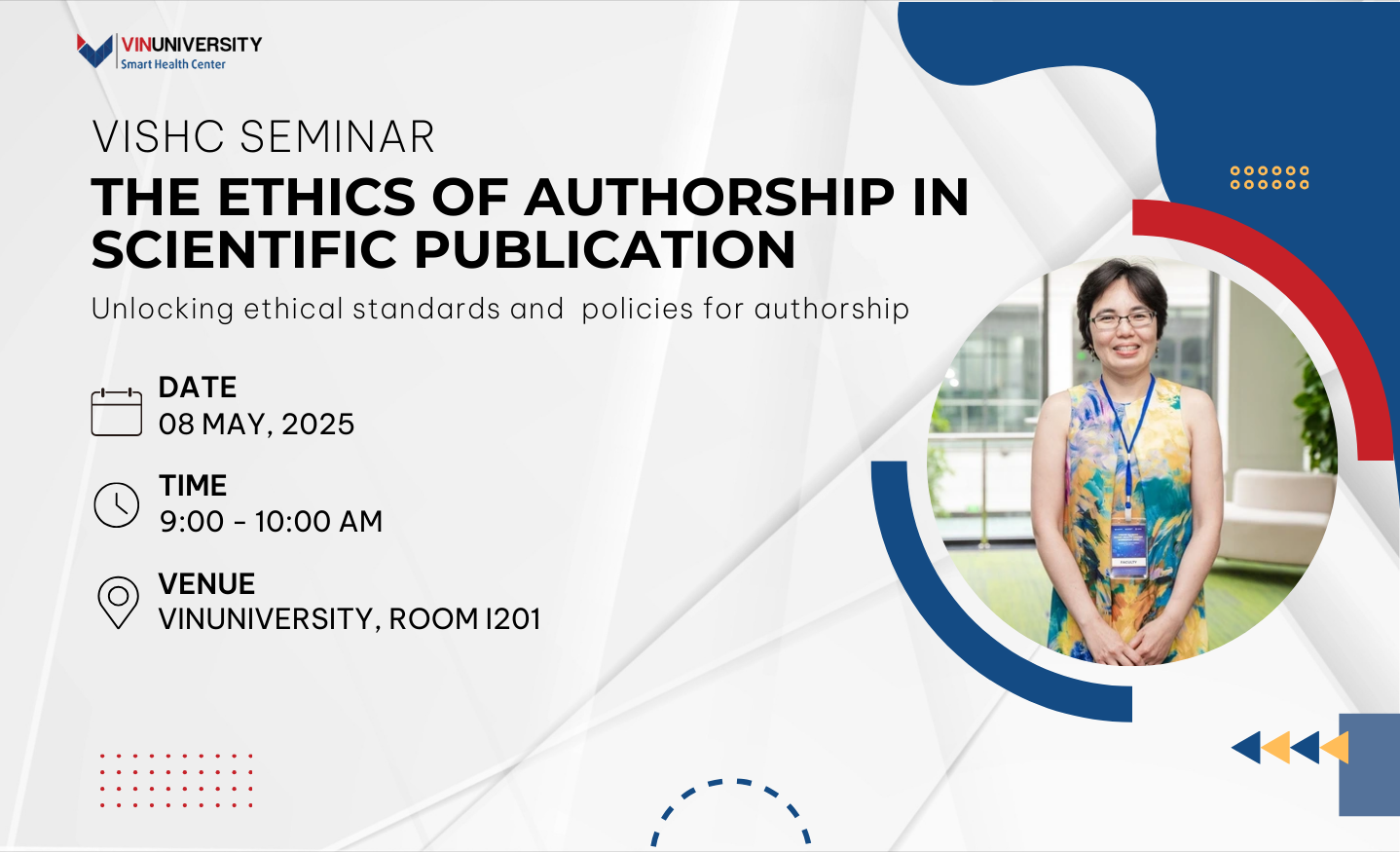 [VISHC SEMINAR] AUTHORSHIP IN SCIENCE: ETHICAL STANDARDS AND BEST PRACTICES