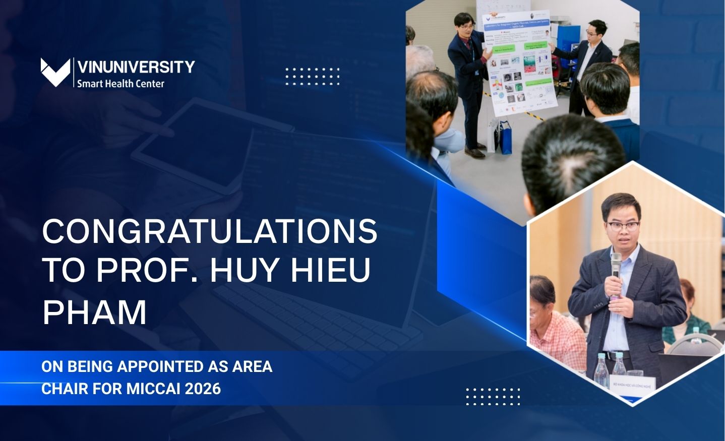 VISHC PI APPOINTED AS AREA CHAIR FOR MICCAI 2026