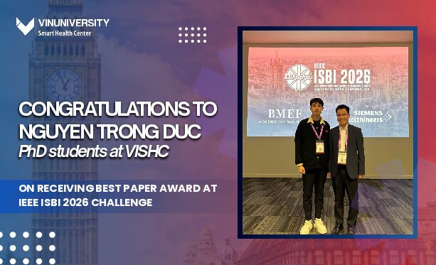 VISHC PhD Student Receives Best Paper Award at IEEE ISBI 2026 Challenge